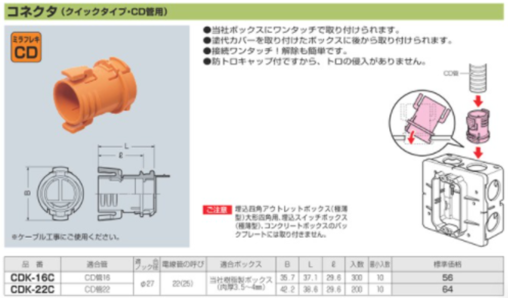 CD管（コンクリート埋設電線管）｜取り扱い資材｜株式会社ミウラ